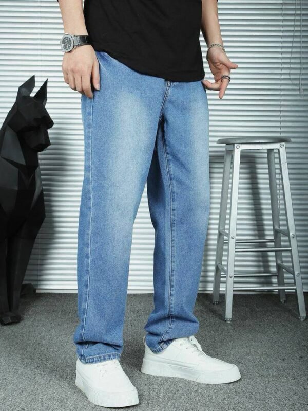 Blue Baggy Jeans - Image 2