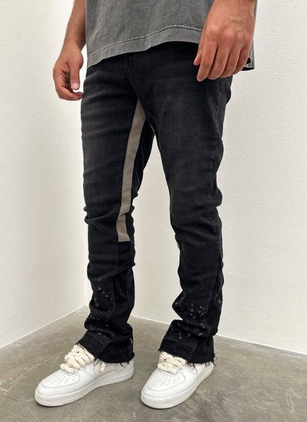 Black Flared Jeans - Image 4
