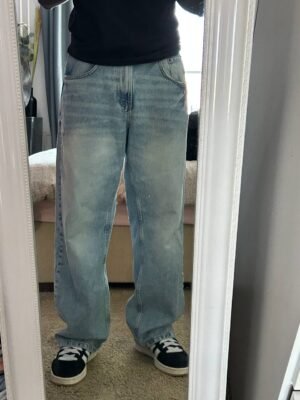 Blue Baggy Jeans